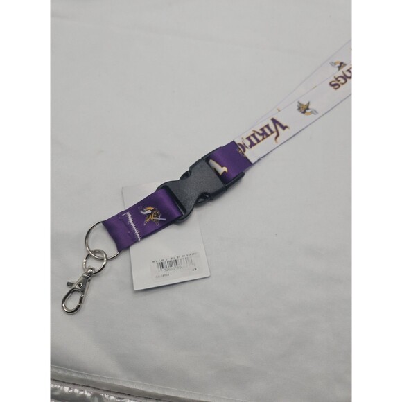 Minnesota Vikings Detachable Team Logo Lanyard Keychain NFL - Picture 12 of 13